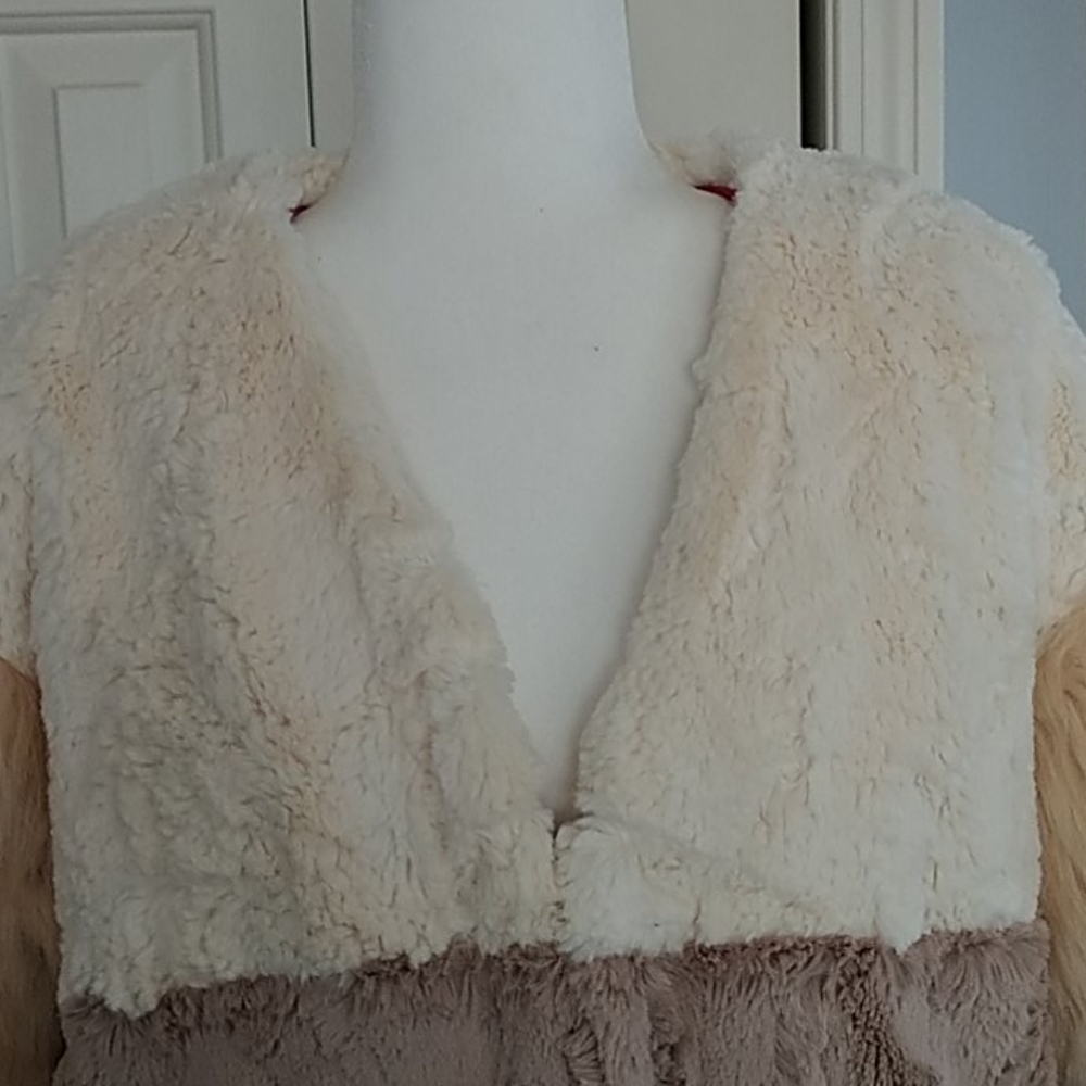 🧥Fun faux fur vintage Jacket, M - Picture 4 of 12